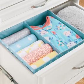 img 2 attached to MDesign Dresser Storage Organizer Playroom Nursery best: Furniture