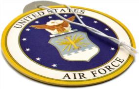 img 2 attached to Air Force Seal Air Freshener, New Car Scent, 6-Pack