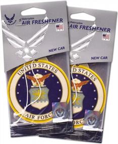 img 3 attached to Air Force Seal Air Freshener, New Car Scent, 6-Pack