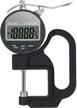 neoteck digital thickness gauge 1 inch/25.4mm, 0.0005"/ 0.01mm, thickness meter precise electronic micrometer with lcd display logo