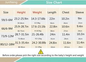 img 1 attached to JunNeng Baby Newborn Cotton Knitted Sweater Romper Longsleeve Outfit With Warm Hat Set