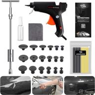 🔧 paintless dent repair puller kit by super pdr - dent puller tool with 18pcs pulling tabs for car auto body hail damage removal логотип