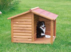 img 3 attached to 🏠 Medium Rustic Dog House by TRIXIE Pet Products: Perfect for Pet's Comfort