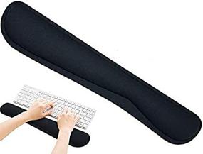 img 2 attached to Comfortable Wrist Rest For Gaming And Office Keyboards With Memory Foam Pad