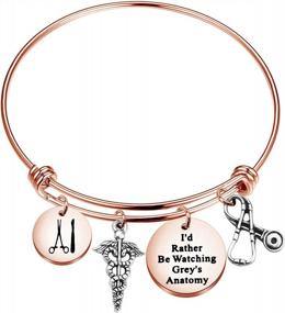 img 4 attached to ENSIANTH Grey'S Anatomy Gift Bracelet - Perfect For Fans Of The Show