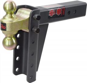 img 2 attached to TOPTOW 64372 Adjustable Dual Ball Trailer Hitch: 2" & 2-5/16" Diameter, 8-1/2" Drop, 2-1/2" Receiver Shank, 14,000Lbs Capacity