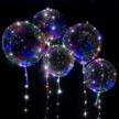 6 pack 20in led light up balloons - perfect for valentine's day, wedding, birthday & pool party decorations! logo