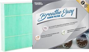 img 4 attached to Spearhead HEPA Breathe Easy Cabin Filter - 99.97% Filtration of 0.3 Micron Particles, No Airflow Restriction (BE-134H)