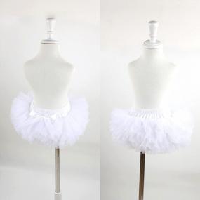img 3 attached to Adorable Baby Girls Fluffy Soft Tutu Skirt With Diaper Cover - Slowera
