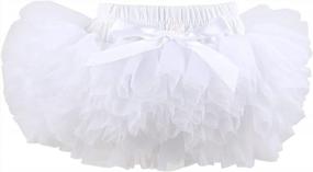 img 4 attached to Adorable Baby Girls Fluffy Soft Tutu Skirt With Diaper Cover - Slowera