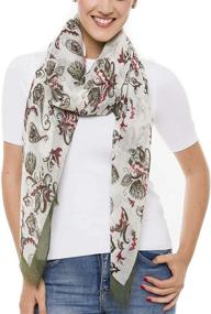 img 3 attached to Lightweight Paisley Fashion Winter Scarves Women's Accessories : Scarves & Wraps
