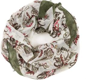 img 2 attached to Lightweight Paisley Fashion Winter Scarves Women's Accessories : Scarves & Wraps