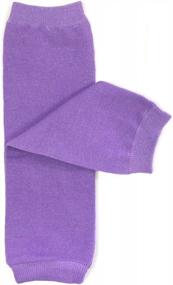 img 1 attached to Adorable Bowbear Baby Leg Warmers In 3 Vibrant Colors