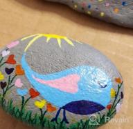 img 1 attached to 50 Count Black Flat & Smooth Kindness Rocks For Painting, Decoration, And Crafts - Hand Picked 1.5 To 2.7 Inch Medium & Small Rocks By Lifetop review by Alex Marshall