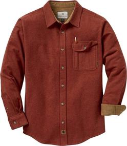 img 4 attached to Legendary Whitetails Flannels Shale Plaid Men's Clothing