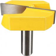 tatoko woodworking router bit: 1/2" shank, 2-1/4" diameter, ideal for bottom cleaning and milling logo