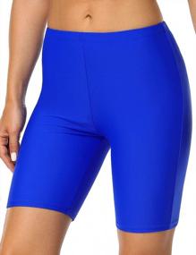 img 3 attached to Stay Stylish And Protected With Firpearl'S UPF50+ Women'S Swim Shorts
