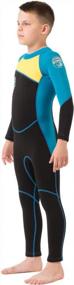 img 2 attached to Scubadonkey Toddler Boys' Wetsuit In 2.5Mm Neoprene - UPF 50+ And CPSC Compliant