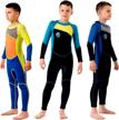 scubadonkey toddler boys' wetsuit in 2.5mm neoprene - upf 50+ and cpsc compliant logo