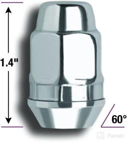 img 1 attached to 🦍 Gorilla Automotive 91177SS Lug Nuts - Stainless Steel, 7/16" Thread Size, Lifetime Durability