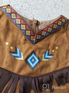 картинка 1 прикреплена к отзыву Native American Costume For Girls - Traditional Kids Dress Outfit By ReliBeauty от Braden Douville