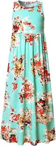 img 4 attached to Dresses Floral Summer Holiday Sun Dress Girls' Clothing : Dresses