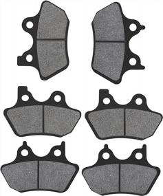 img 4 attached to Upgrade Your Harley'S Brakes With OuYi Front & Rear Brake Pads Compatible With Popular Touring Models