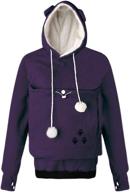 🐾 warm and cozy women's hoodies with spacious pet pouch – perfect carriers for cat and dog lovers logo