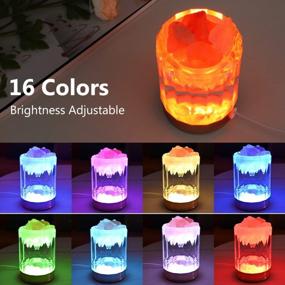 img 2 attached to Experience 16 Colors Of Relaxation With FANHAO Himalayan Salt Rock Lamp - Remote Controlled And Adjustable Brightness