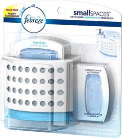 img 1 attached to Fresher Air Guaranteed: Febreze Small Spaces Starter Kit and Refills, Linen/Sky Fragrance, Value Pack