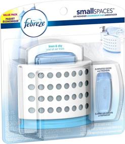 img 2 attached to Fresher Air Guaranteed: Febreze Small Spaces Starter Kit and Refills, Linen/Sky Fragrance, Value Pack