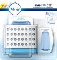 fresher air guaranteed: febreze small spaces starter kit and refills, linen/sky fragrance, value pack логотип