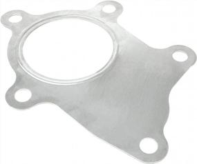 img 1 attached to PitVisit PV Raceworks T3/T4 Turbo Discharge 5 Bolt Gasket Stainless Steel Compatible With Garrett Precision PTE Turbonetics Turbocharger