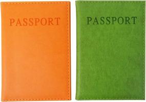 img 3 attached to Обложка для паспорта Honbay, удобная кожа