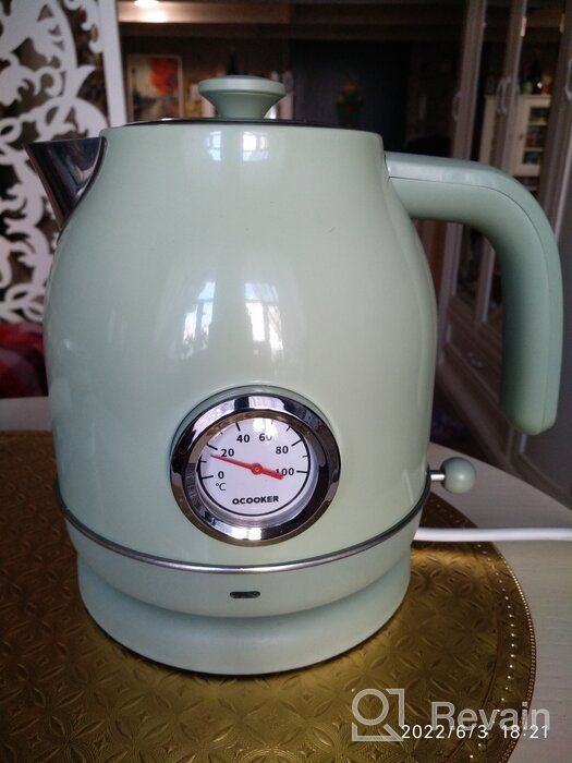 img 1 attached to Kettle Xiaomi Qcooker Kettle, with temperature sensor CN, green review by Ada Wajszczuk ᠌