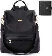 cluci women's wallets and backpack purse bundle set logo