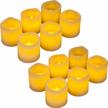 megadream real wax flickering led candle, 12 set flameless lighting candles light unscented ivory votive, 100+hrs battery operated christmas weddings brides gifts festival decoration 2"x2 logo