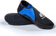 tilos dive boots: premium neoprene wetsuit booties for men and women - quick-dry, anti-slip, great for scuba diving, surfing, fishing and more! logo