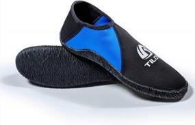 img 1 attached to Tilos Dive Boots: Premium Neoprene Wetsuit Booties For Men And Women - Quick-Dry, Anti-Slip, Great For Scuba Diving, Surfing, Fishing And More!