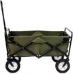 green folding steel garden utility wagon cart with frame (for parts) by mac sports logo