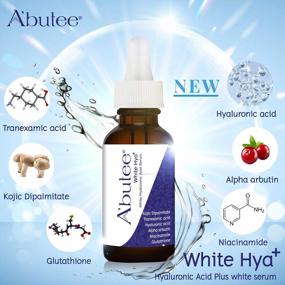 img 3 attached to Revitalize Your Skin With ARBUTEE Hyaluronic Acid Anti-Aging Serum: Kojic Acid, Tranexamic Acid, Alpha Arbutin, Niacinamide For Men And Women