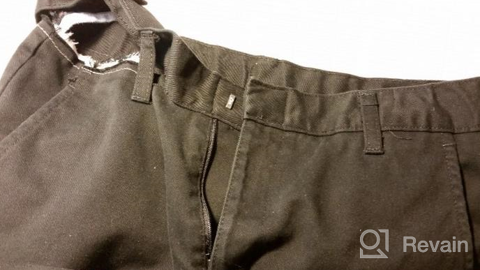 img 1 attached to Nautica Khaki Uniform Pants for Boys - Large Size with Front Buttons review by Allan Duman