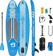 bessport isup for all skill levels: inflatable stand up paddle board with non-slip deck and floatable paddle - perfect for adults and youth logo