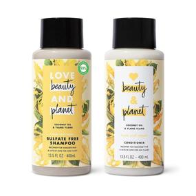 img 4 attached to Love Beauty Planet Shampoo Conditioner Hair Care ~ Shampoo & Conditioner