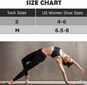 img 2 attached to Stay Steady And Stylish With Gmall Non-Slip Yoga Socks For Women