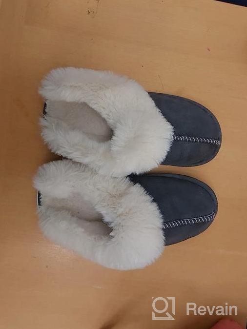 img 1 attached to 🥿 Memory Foam Womens Slipper: Plush, Warm, Anti-Skid Slip On House Slippers for Indoor Outdoor Comfort review by Carlito Tardy