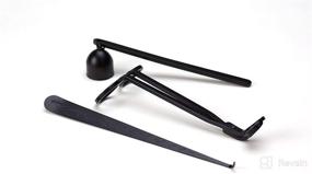 img 4 attached to 🕯️ Wickman Matte Black Wick Trimmer, Dipper & Candle Snuffer for Enhanced Candle Wick Care