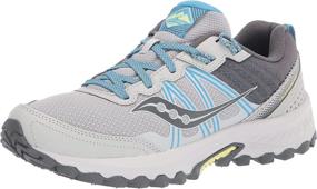 img 4 attached to Saucony Women's Excursion Running Shoes - Charcoal Athletic Footwear for Women