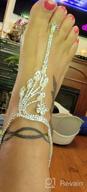 img 1 attached to Sparkle And Shine On The Beach: Women'S Rhinestone Barefoot Sandals For Weddings And Vacations! review by Melissa Lopez