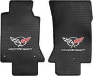 🔒 lloyd mats heavy duty signature rubber all weather floor mats for c5 1997-2004 - fronts, black: uncompromised protection and style logo